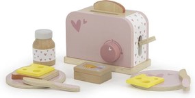 Toaster - Pink - Houten speelgoed