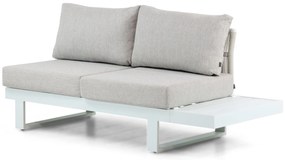 Hoek loungeset 6 personen Aluminium Wit  Lifestyle Garden Furniture Lorenzo