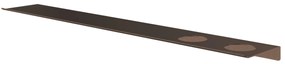 Hotbath &More planchet 80cm met twee uitsparingen voor een zeepdispenser of beker Tuscan bronze