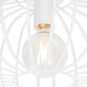 Design plafondlamp wit 39 cm - Johanna Design E27 rond Binnenverlichting Lamp