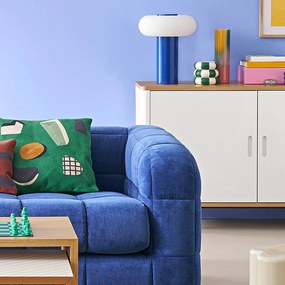 Tafellamp in ijzer en opaline H36,6 cm, Omer