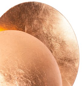 Moderne wandlamp koper rond 20cm - Sunrise