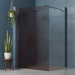 Walk-in douchewand Rea Flexi Brown / Titan 110