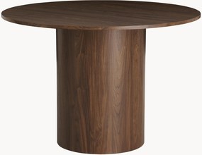 Ronde eettafel Matbord met houtlook, Ø 110 cm