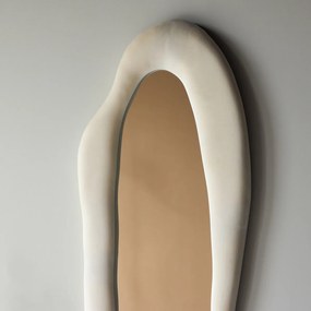 Organische Spiegel Beige - 66x66cm