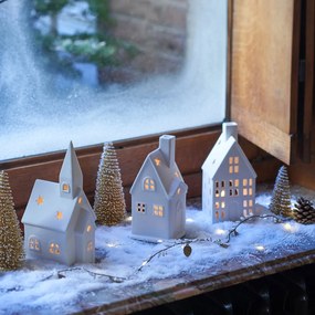 Kaarshouder huis, in keramiek, Caspar