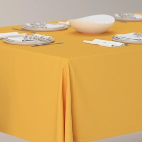 Dekoria Rechthoekig tafelkleed, geel, 130 x 130 cm