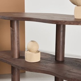 Lage Golvende Openkast Bruin - 120x45x75cm.