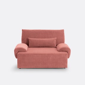 2-zits corduroy slaapbank met koffer, MAONA