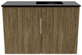 Mondiaz Joya 60cm toiletmeubel dusk met wastafel faye rechts zonder kraangat urban