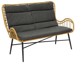 The Outsider Stoel-Bank Loungeset - Milou - Wicker - Grijs - The Outsider