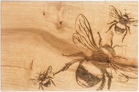 Eikenhouten snijplank Bee