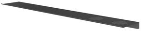 Hotbath &More planchet 80cm met twee uitsparingen voor een zeepdispenser of beker zwart PVD
