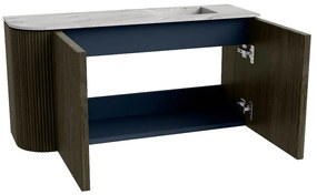 Mondiaz Joya DLux 80cm toiletmeubel ronding links shadow met wastafel faye rechts 1 kraangat glace