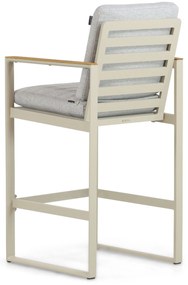 Barstoel Aluminium Taupe-naturel-bruin Lifestyle Garden Furniture Faro