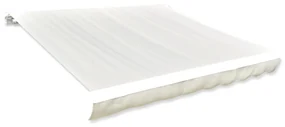 vidaXL Luifeldoek 6x3 m canvas crème
