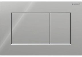 Geberit Sigma01 bedieningsplaat - 2-toets spoeling - vierkant - glans chroom 115.660.21.1