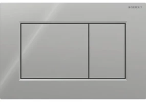 Geberit Sigma01 bedieningsplaat - 2-toets spoeling - vierkant - glans chroom 115.660.21.1