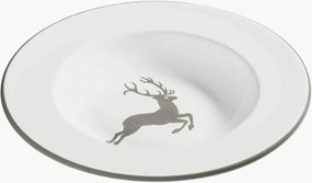 Handgemaakt soepbord Grauer Hirsch
