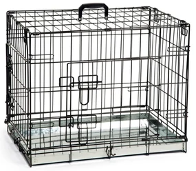 Beeztees Hondenbench 62x44x49 cm zwart