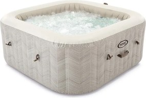 Intex PureSpa Chevron Bubble Deluxe opblaasbare spa - 4 personen