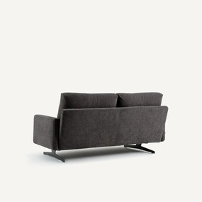 2-zitsbank in chenille fluweel, Delicato