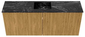 Mondiaz Joya DLux 100cm toiletmeubel oak met wastafel faye midden zonder kraangat lava
