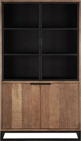 DTP Home Cosmo Vitrinekast No.2 Klein - 120x45x215cm.