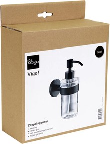 Plieger Vigo zeepdispenser mat zwart