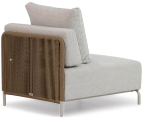Hoek loungeset 6 personen Aluminium/rope Taupe  Coco Colorado