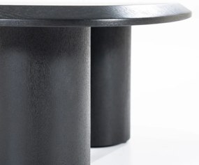 Eleonora Walter Zwarte Salontafel Kiezel Vorm 96x78 Cm - 96 X 78cm.