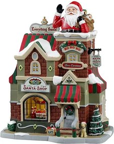 Lemax - 'The Santa Shop' - Verlicht gebouw