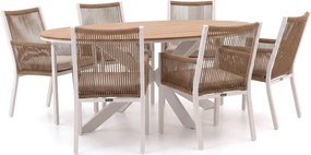 Diningset Manifesto | 6 personen | Tuinset polywood | 7-delig | Kees Smit Tuinmeubelen