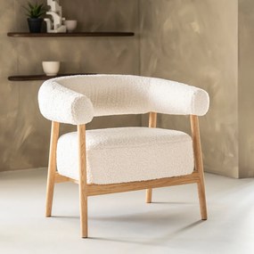Fauteuil Eiken Frame Beige