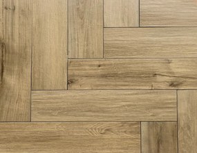 Keramisch Parket Visgraat 15x60 Cm Bruin DC1