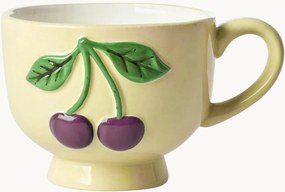 Keramische mokken Cherries, 2-delig