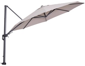 GI Hawaii zweefparasol 350 cm. - Sand - met Madrid voet en hoes