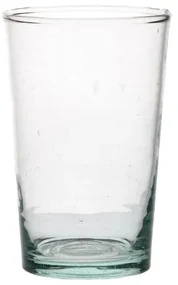 Glas, recht, gerecycled glas, handgeblazen, 280 ml