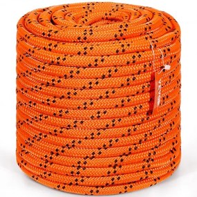 VEVOR Dubbel Gevlochten Polyester Touw, 1.9 cm (3/4 inch) x 67.1 m (220 ft), 24 strengen, 9072 kg (20.000 lb) breeksterkte, Klimtouw voor buiten, Touw voor boomverzorging voor rotsklimmen, kamperen, schommels, abseilen, reddingsacties