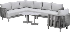 Garden Impressions Andong loungeset hoek 7-delig - taupe