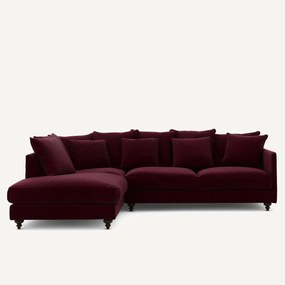 Fluwelen hoekslaapbank, Lazare