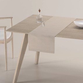 Dekoria Rechthoekige tafelloper, lichtbruin-ecru , 40 x 130 cm