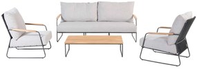4 Seasons Outdoor Balade sofa set Loungeset   lichtgrijs weerbestendig
