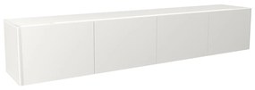 Zwevend Tv-meubel Wit 194 Cm - 194x35.5x35cm.