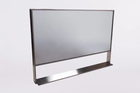 B-Stone Himalaya RVS spiegel 100x70cm met planchet
