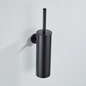 Saniclear Nero toiletborstel met wandhouder mat zwart