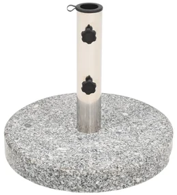 vidaXL Parasolvoet rond 20 kg graniet