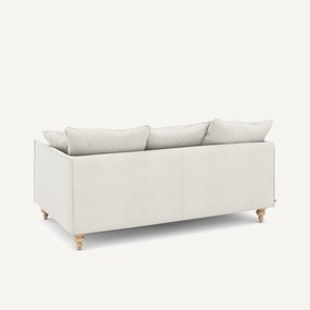 3-zits compacte zetel van linnen fluweel, LAZARE