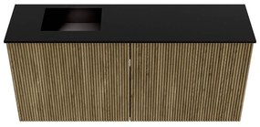 Mondiaz Joya 90cm toiletmeubel dusk met wastafel faye links zonder kraangat urban