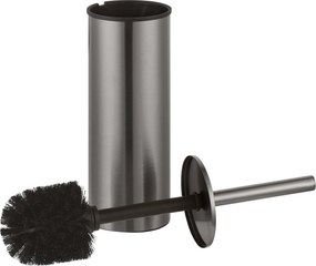 Saqu Nemo toiletborstel met houder 9,2x12x35,2cm gunmetal